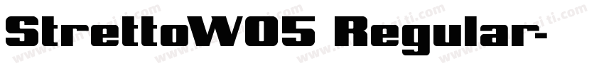 StrettoW05 Regular字体转换